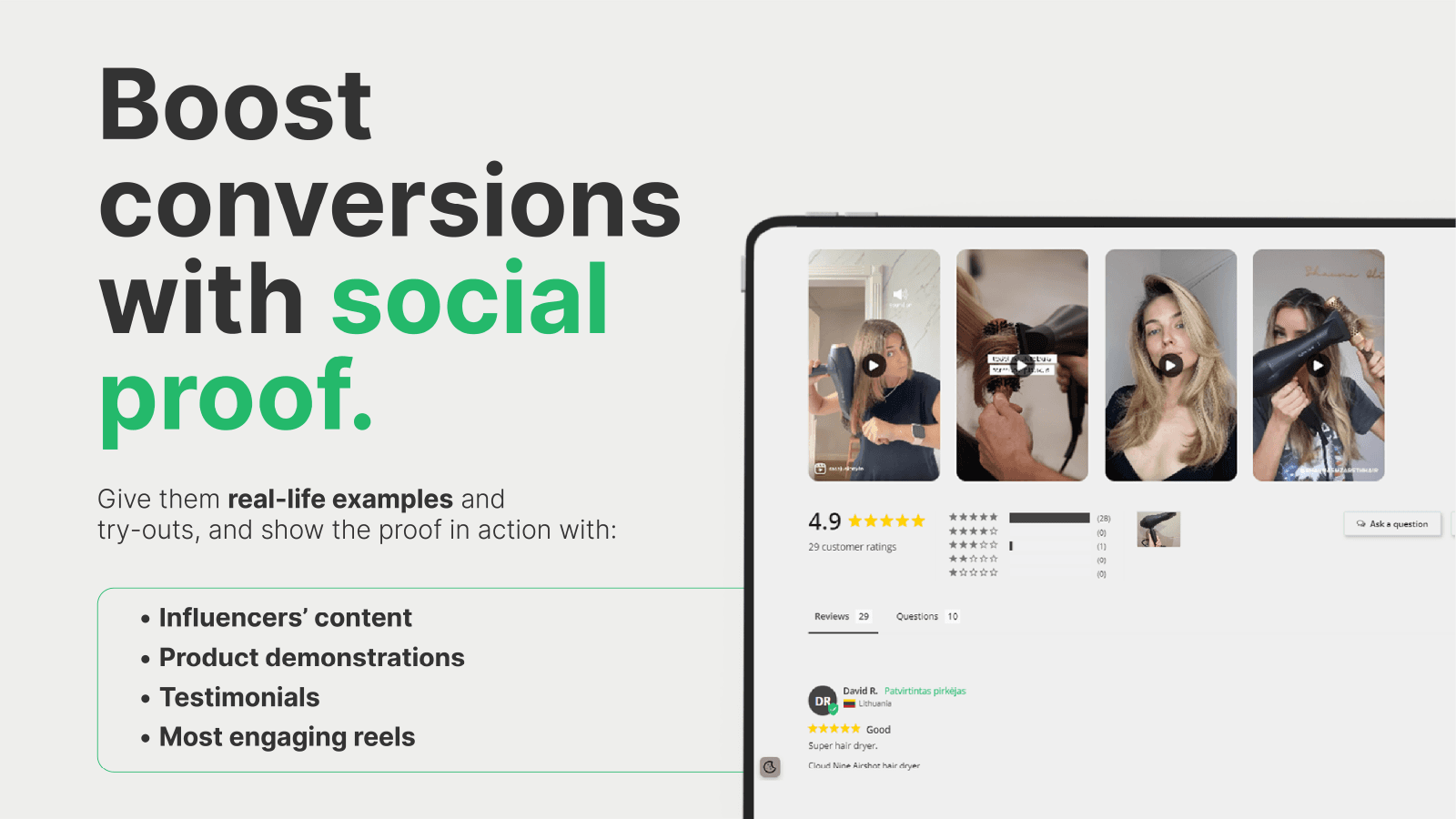 Shoppable Videos UGC ‑ ReelTok screenshot 2