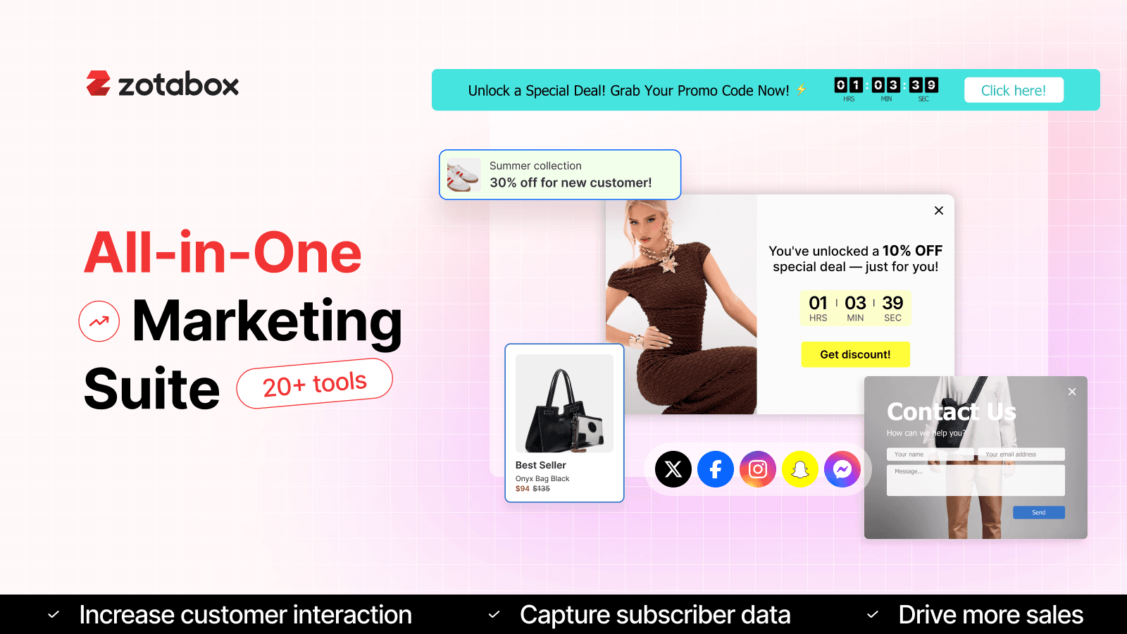 Zotabox: All in One Marketing screenshot 1