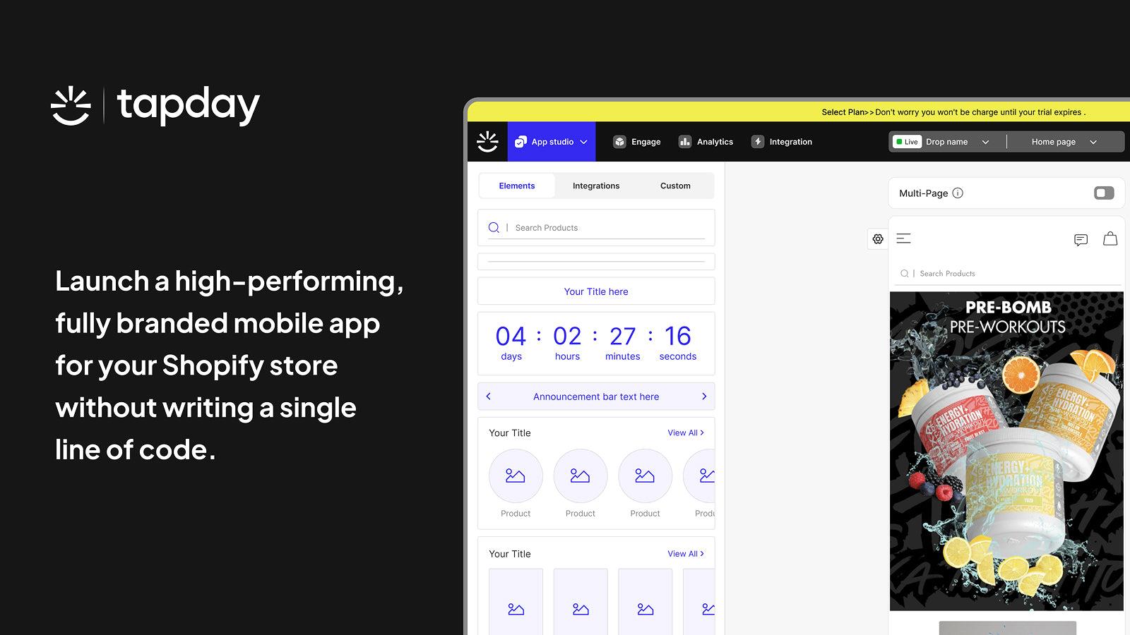 Tapday ‑ AI Mobile App Builder screenshot 1