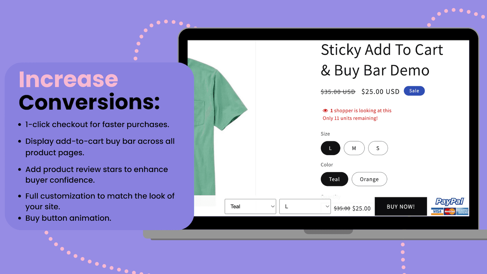 Today's Project: Buy Button screenshot 1