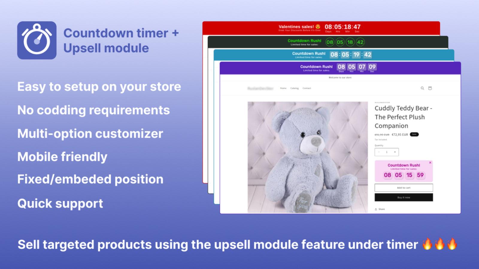 Sales Countdown Timer & Upsell screenshot 1