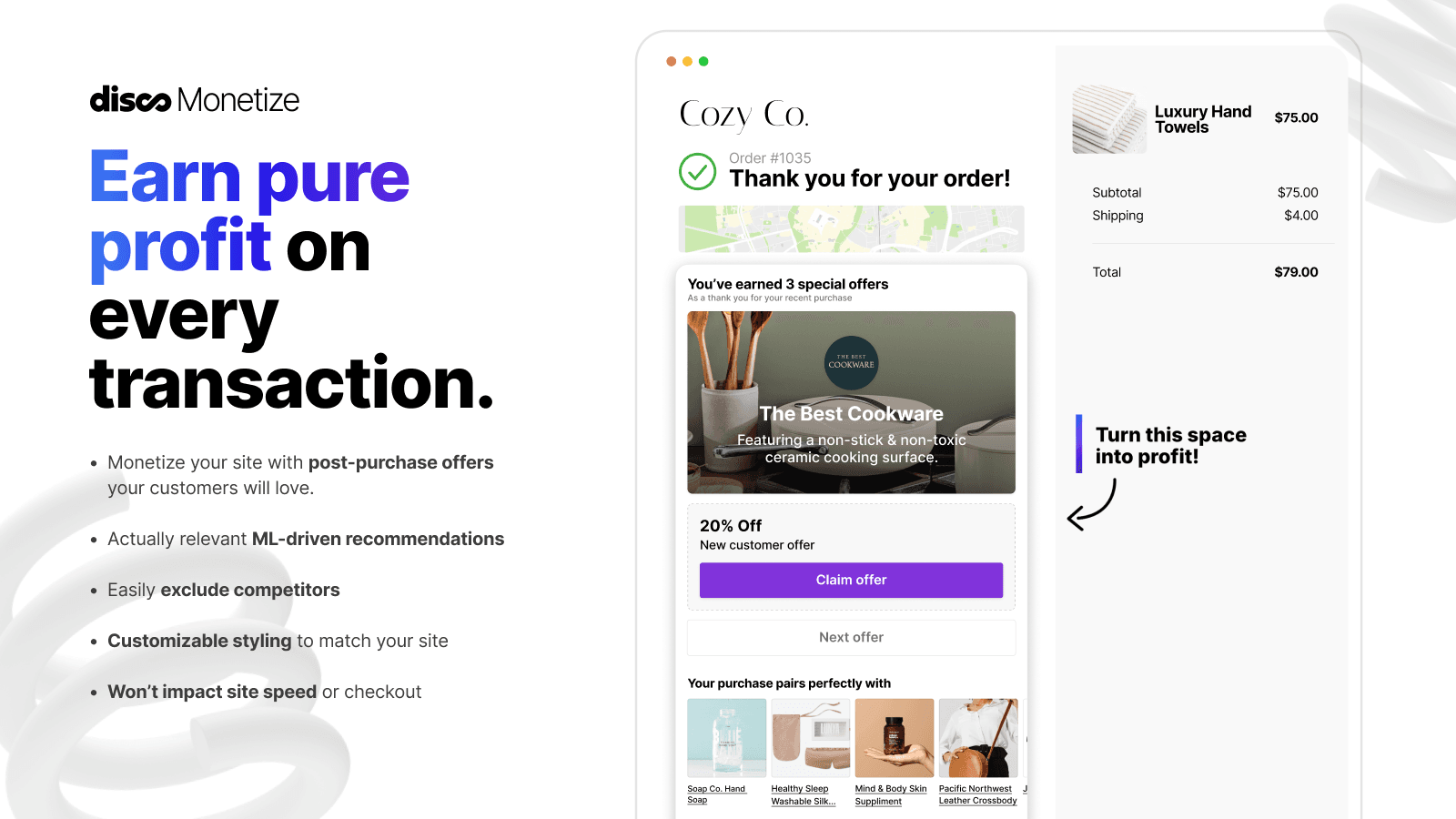 Disco Post Purchase Ad Network screenshot 2