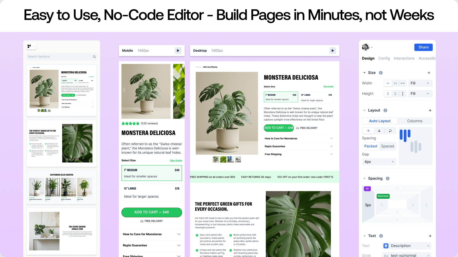 Replo Landing Page Builder screenshot 1