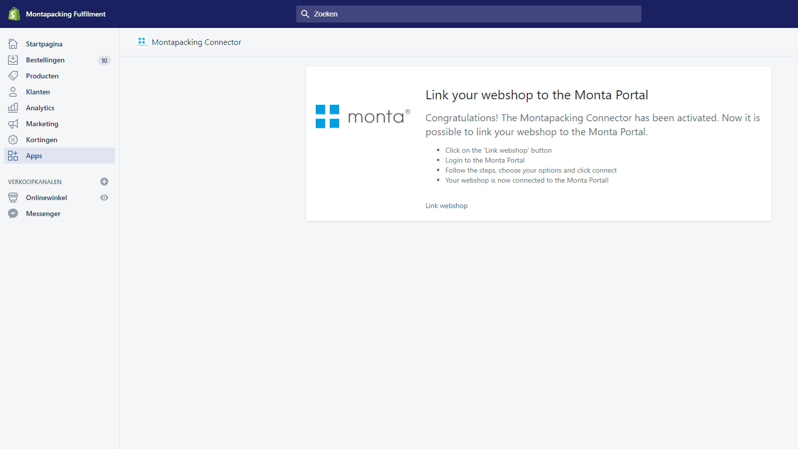 Monta Checkout screenshot 1