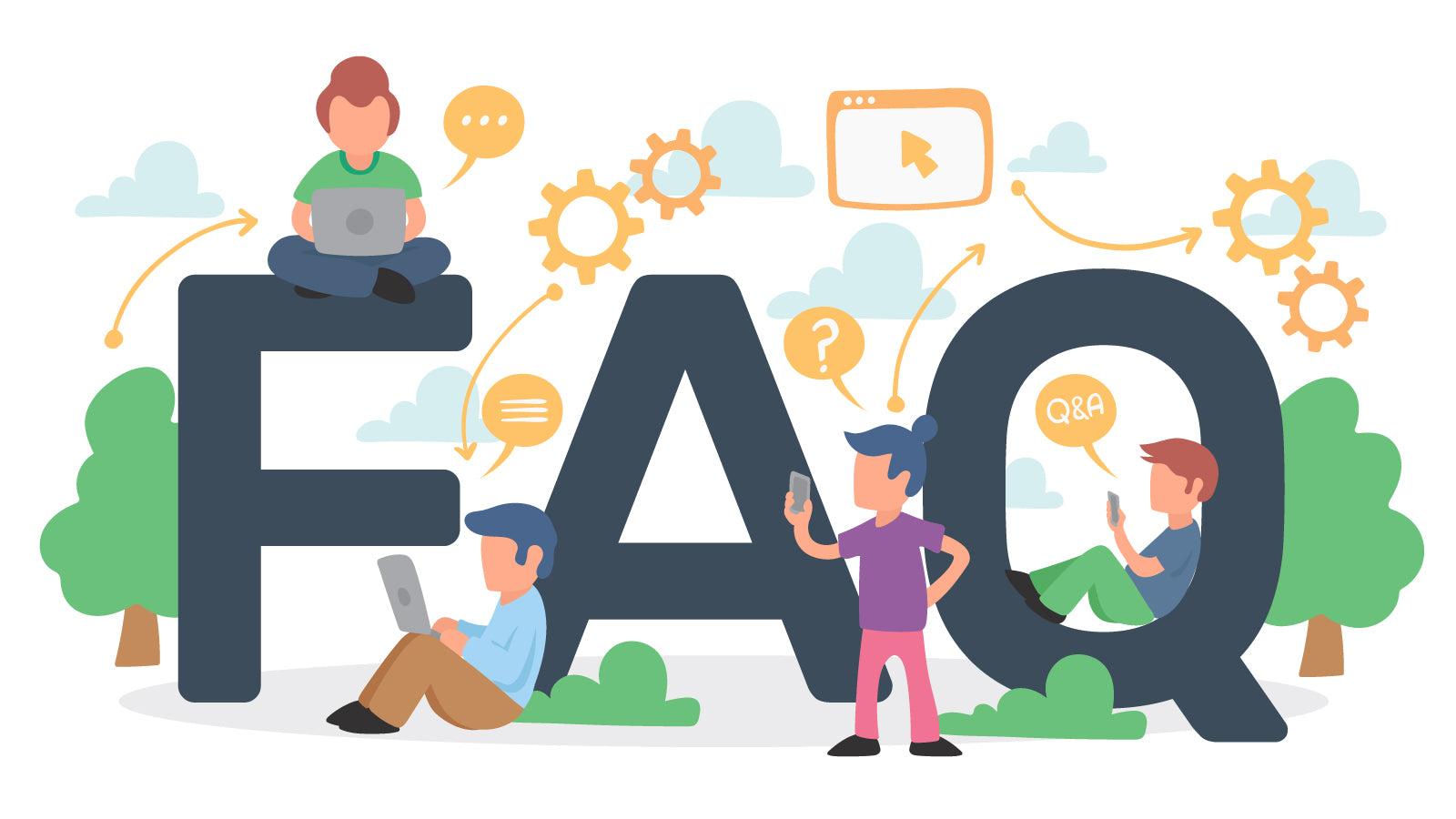 HelpLab FAQ Page, Product FAQs screenshot 1