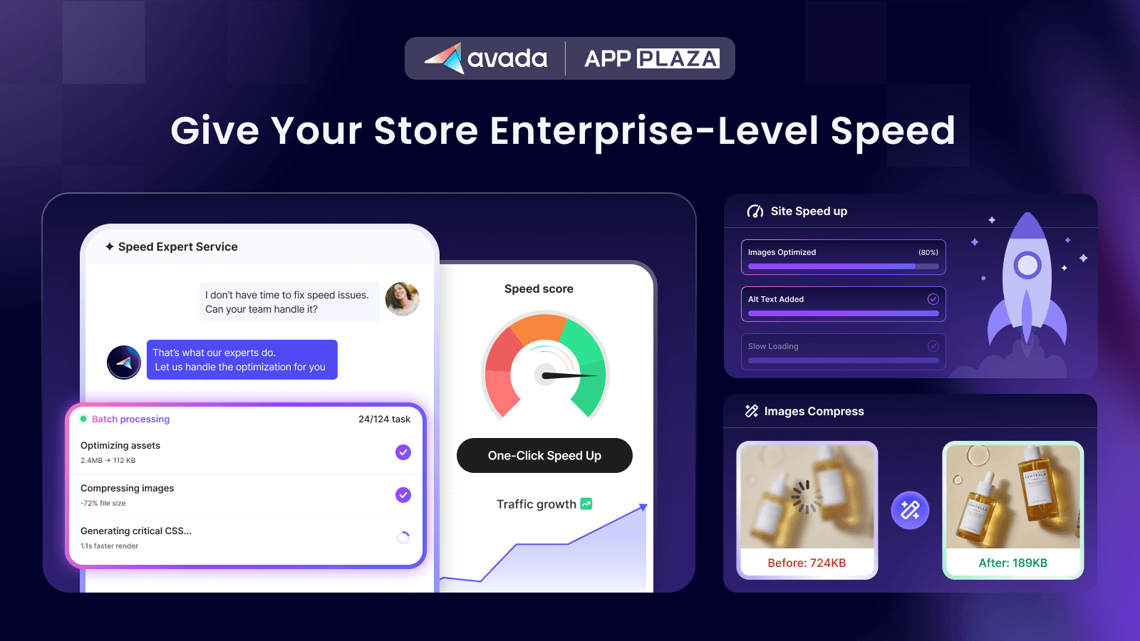 Avada Image & Page Speed Up screenshot 1