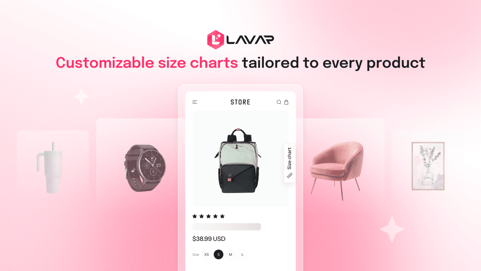 LV Product Badges & Size Chart screenshot 2