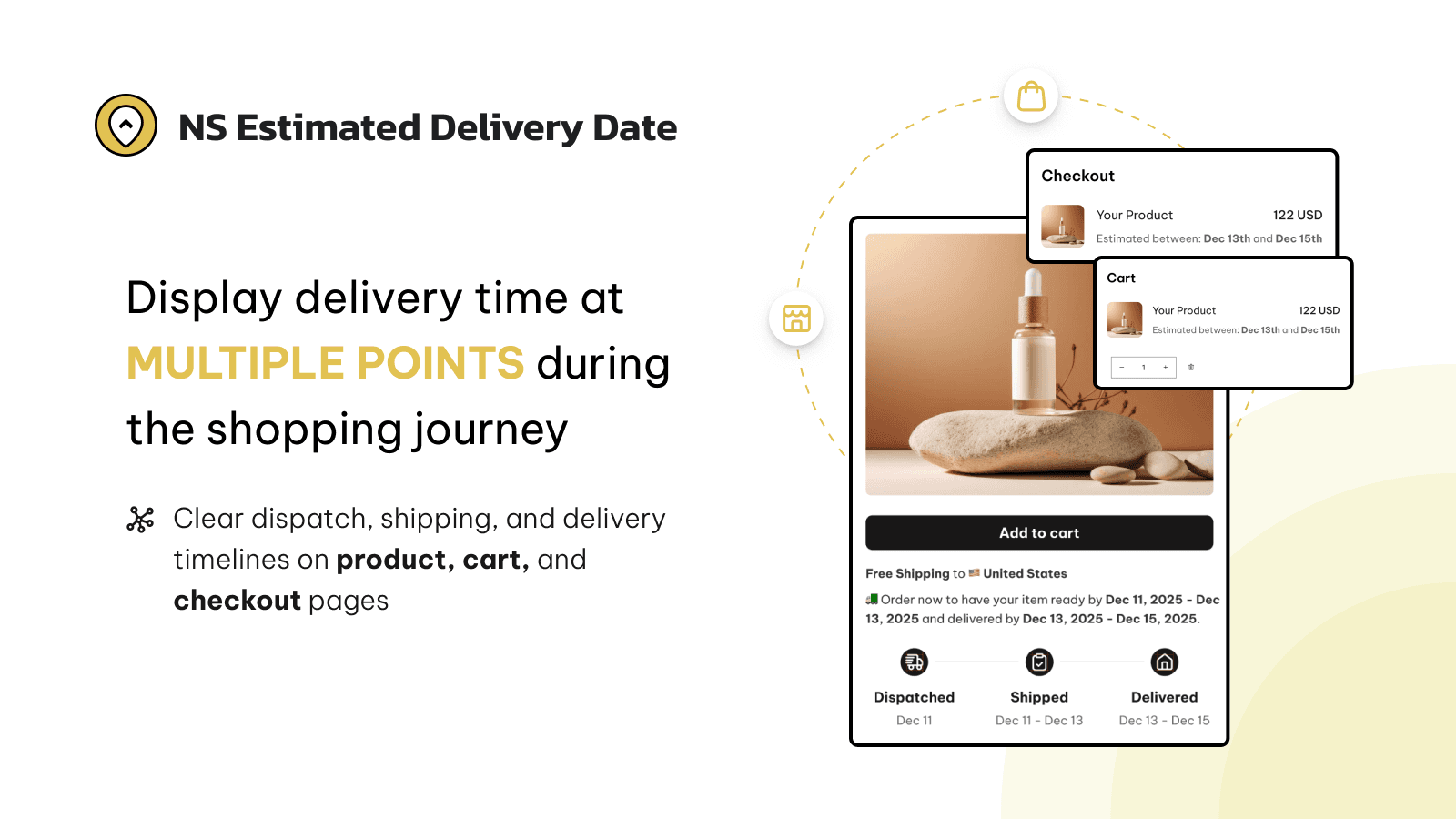 NS Estimated Delivery Date screenshot 2