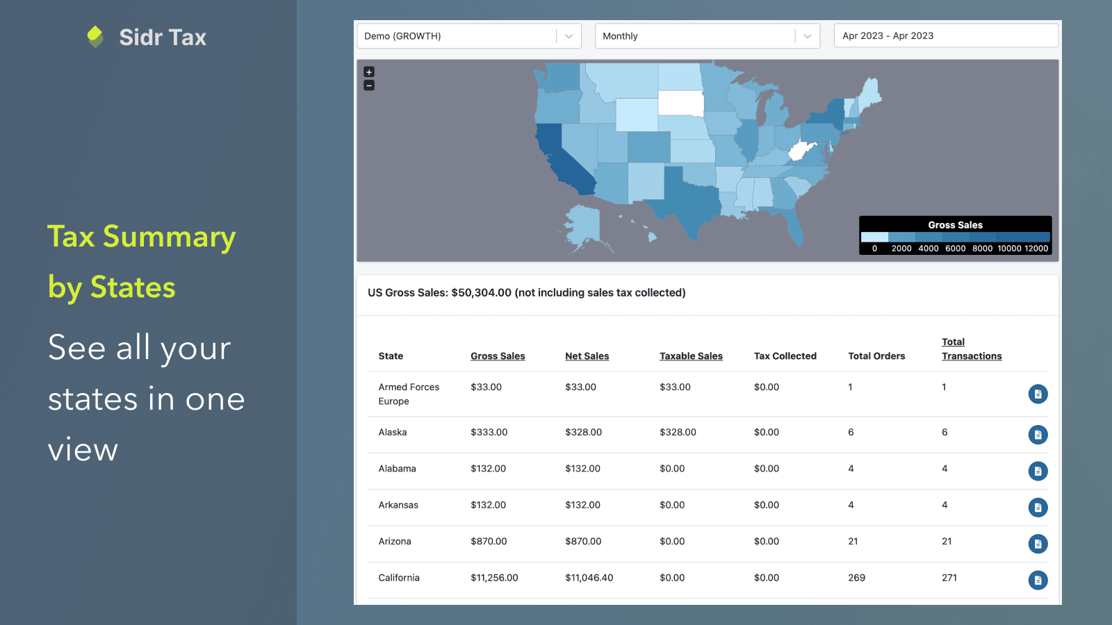 Sidr ‑ Sales Tax Automation screenshot 1