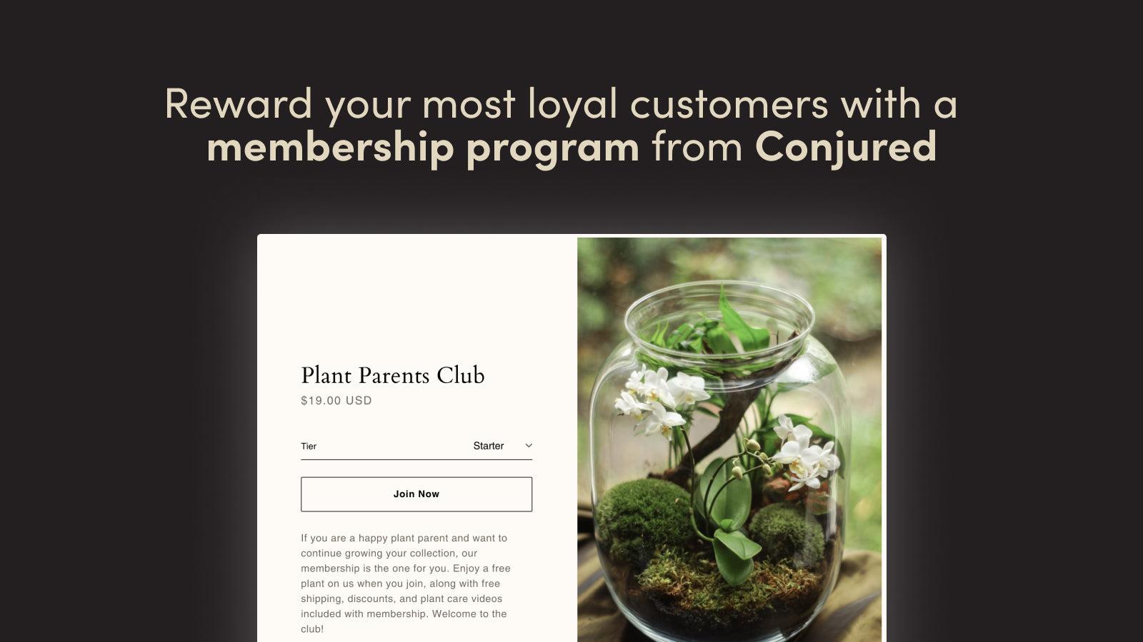 Conjured Memberships screenshot 1