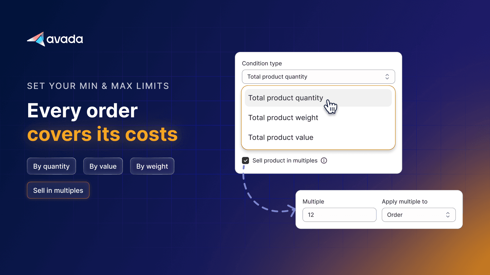 Avada Order Limits Quantity screenshot 2
