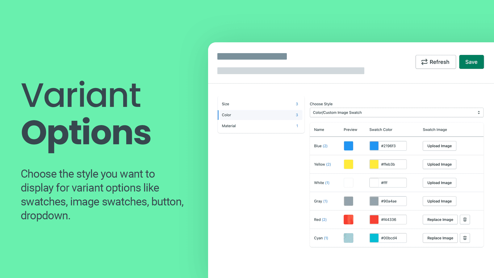 Vario ‑ Variation Swatches screenshot 1