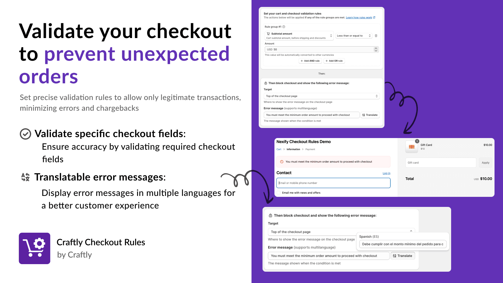 Checkout Rules & Discounts screenshot 2
