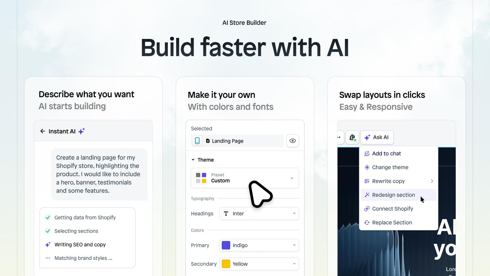 Instant AI Page Builder screenshot 2