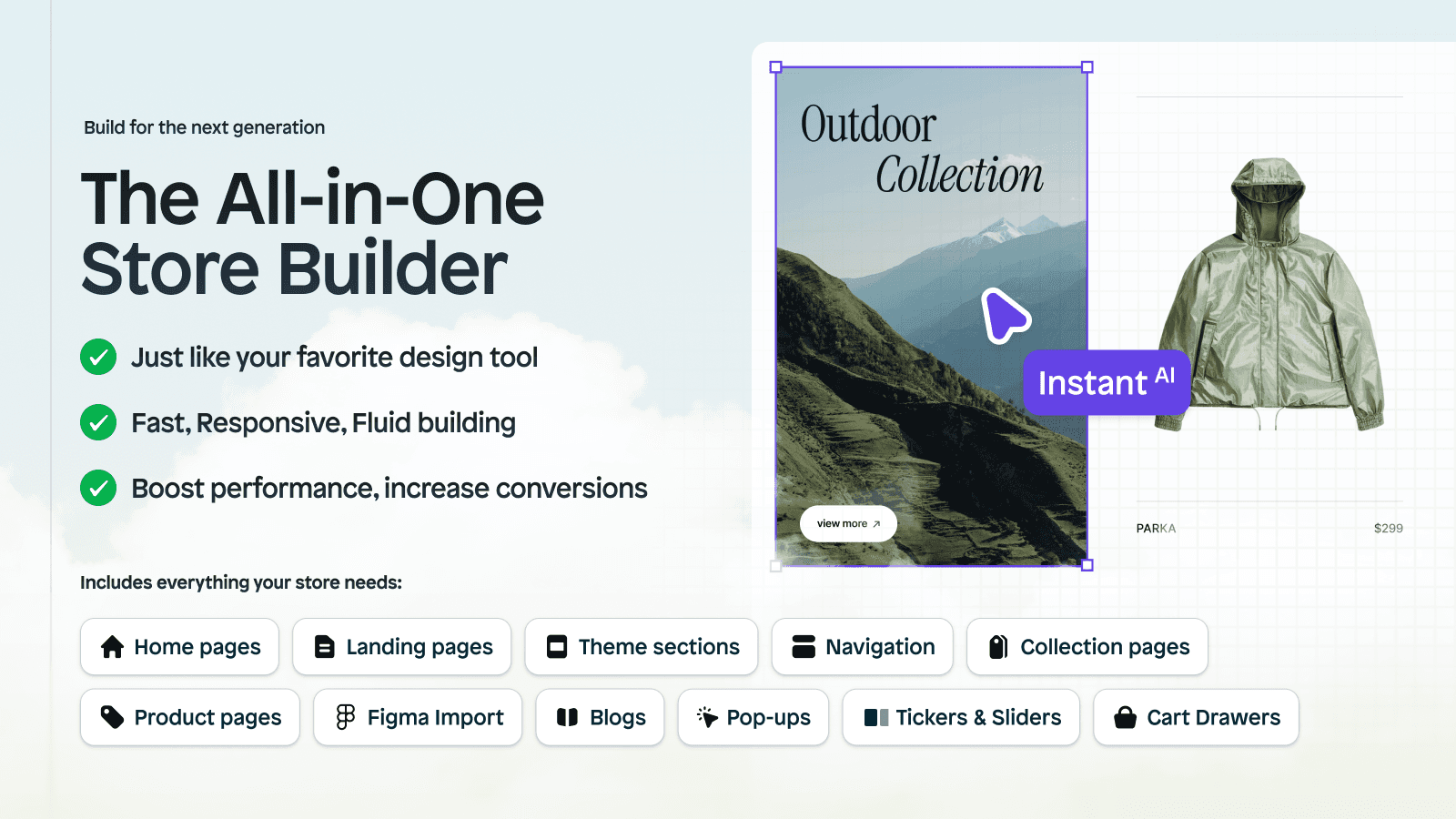 Instant AI Page Builder screenshot 1