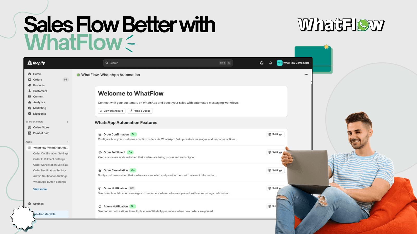 WhatFlow: Whatsapp Automation screenshot 1