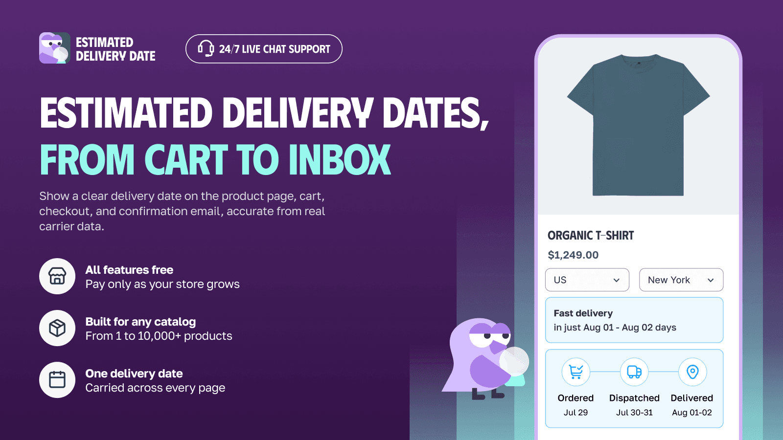 S Estimated Delivery Date Plus screenshot 1