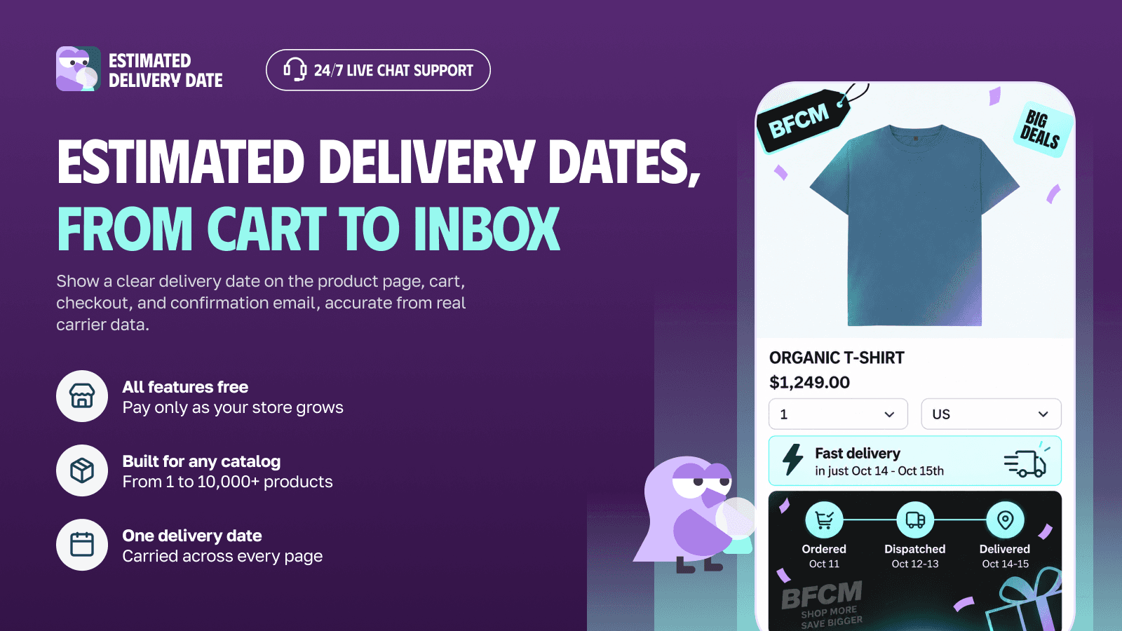S Estimated Delivery Date Plus screenshot 1