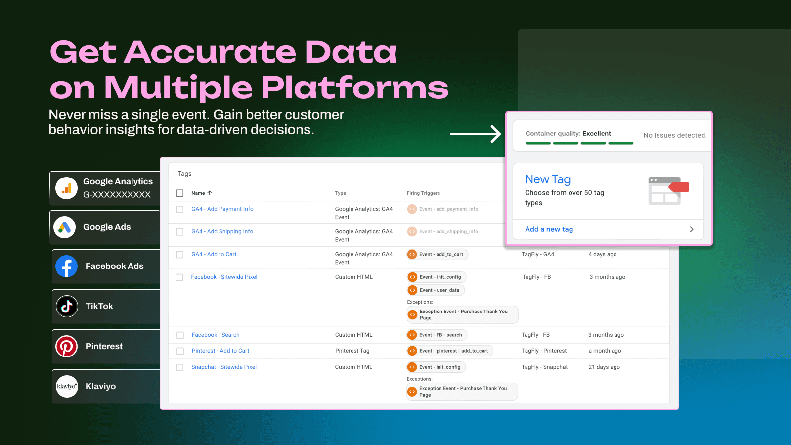 TagFly Google Ads, GA4 & GTM screenshot 1