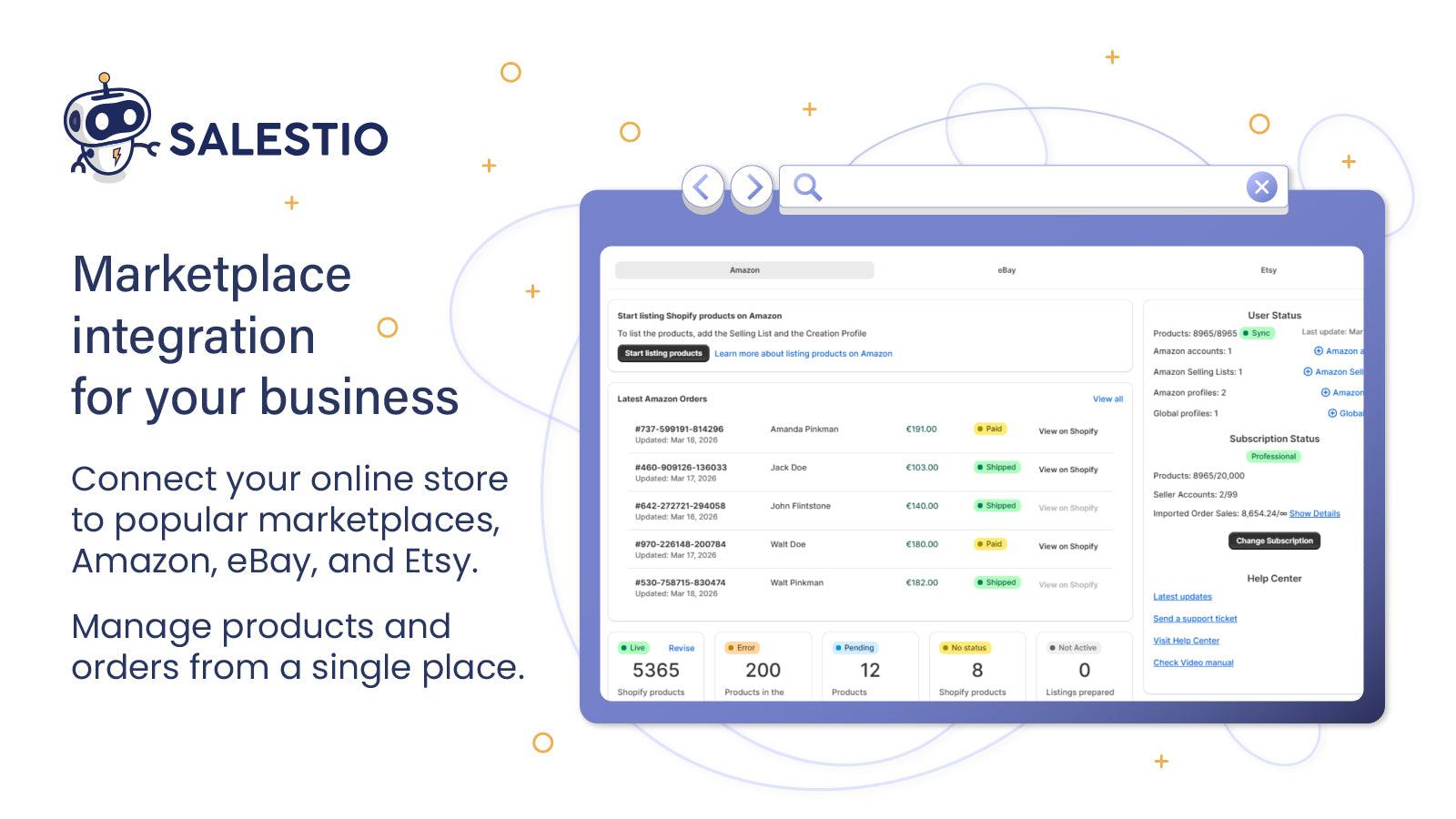 Salestio — Amazon, eBay, Etsy screenshot 1