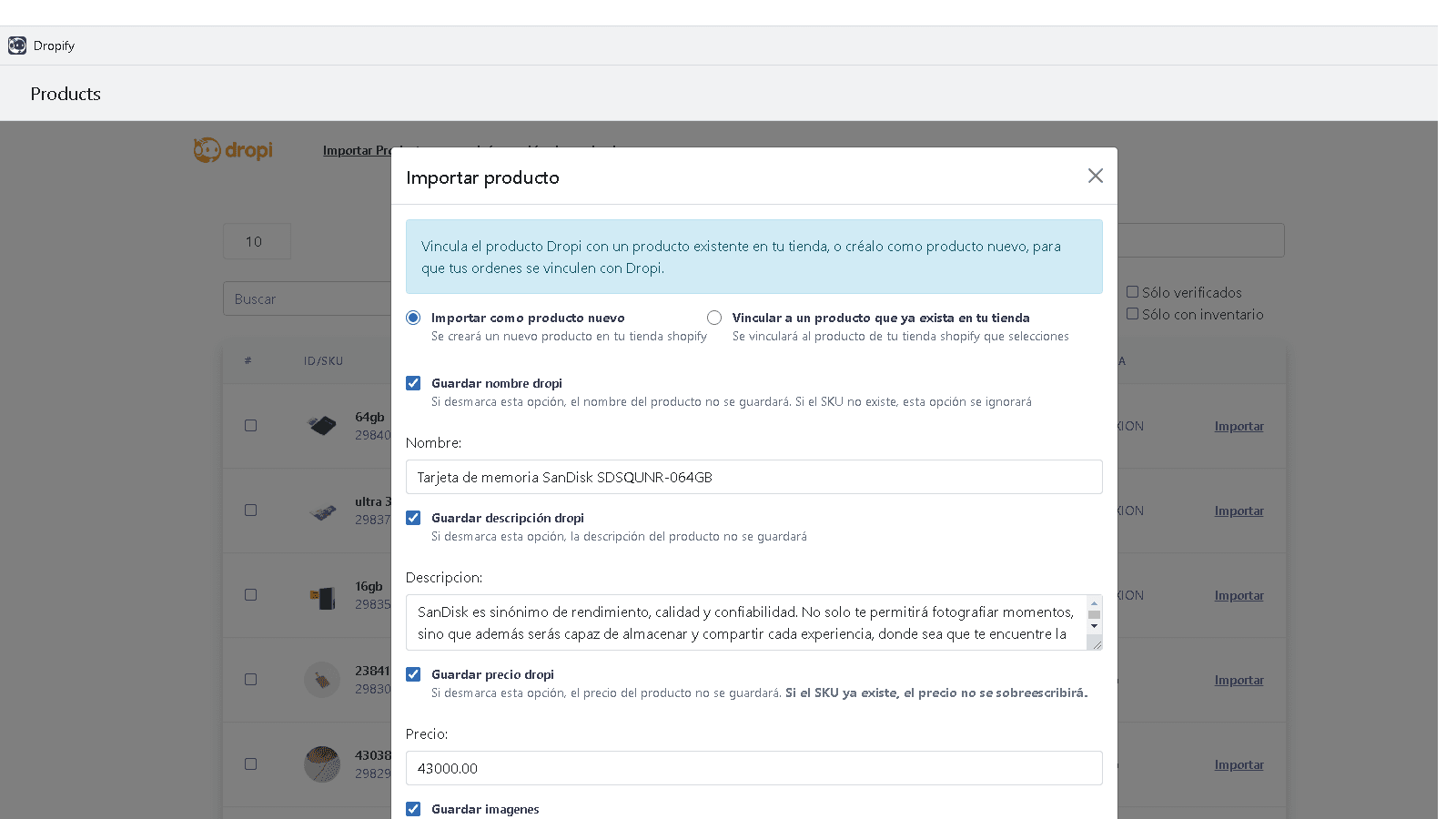 Dropify screenshot 2