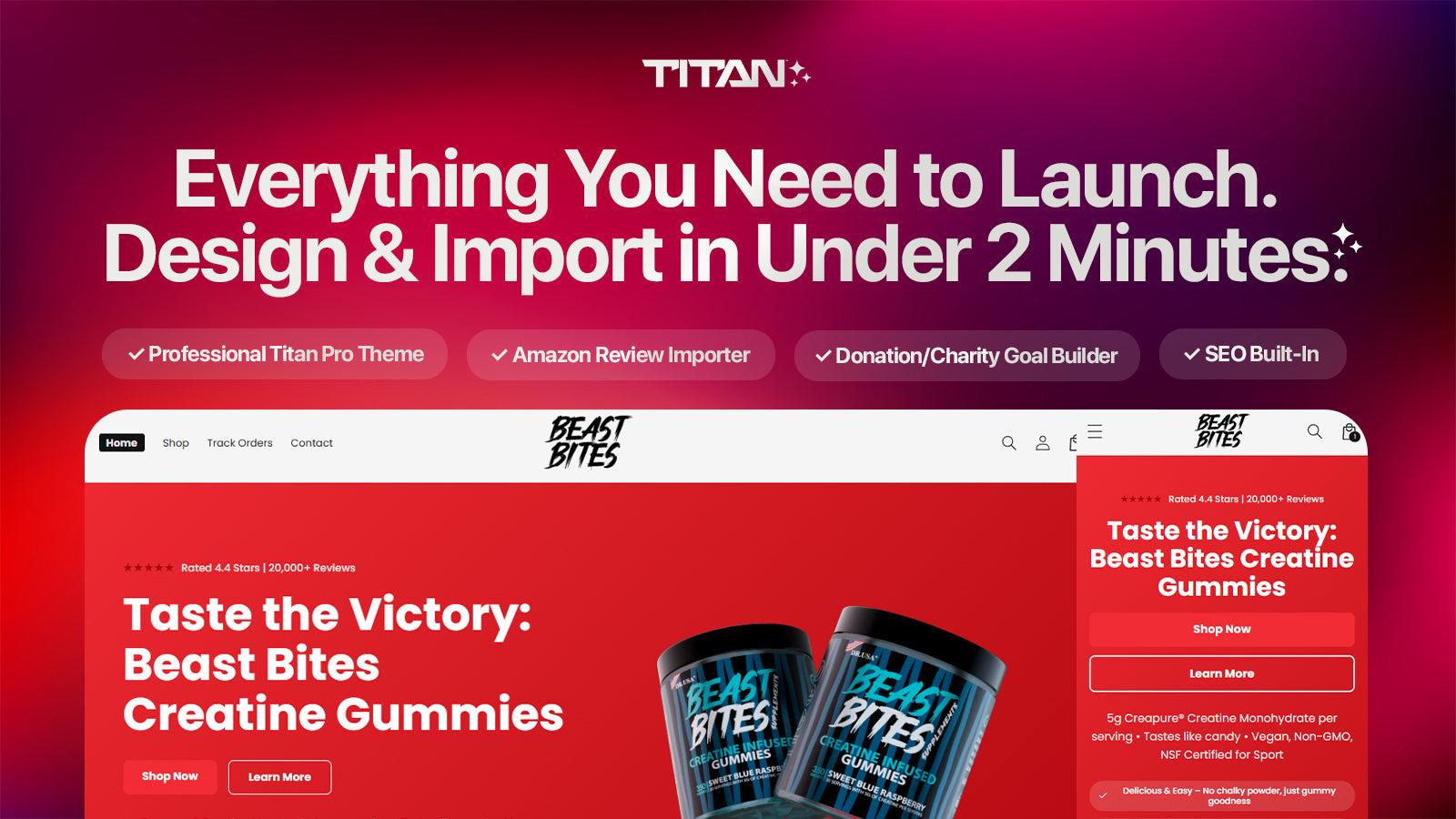 Titan ‑ AI Store Builder screenshot 1