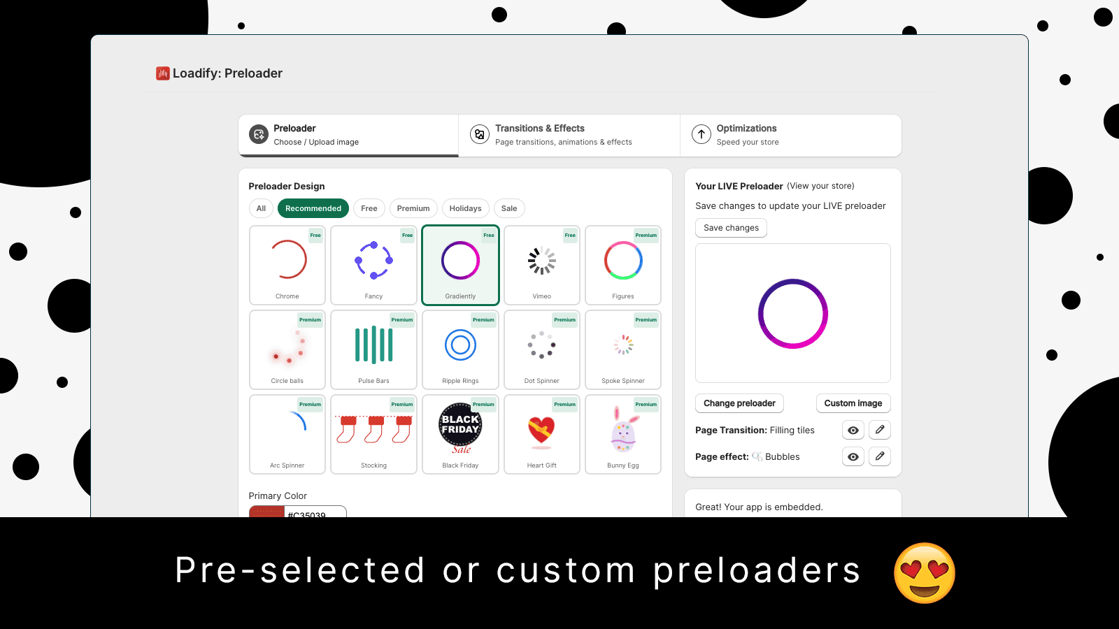 Loadify Preloader & Page Speed screenshot 1