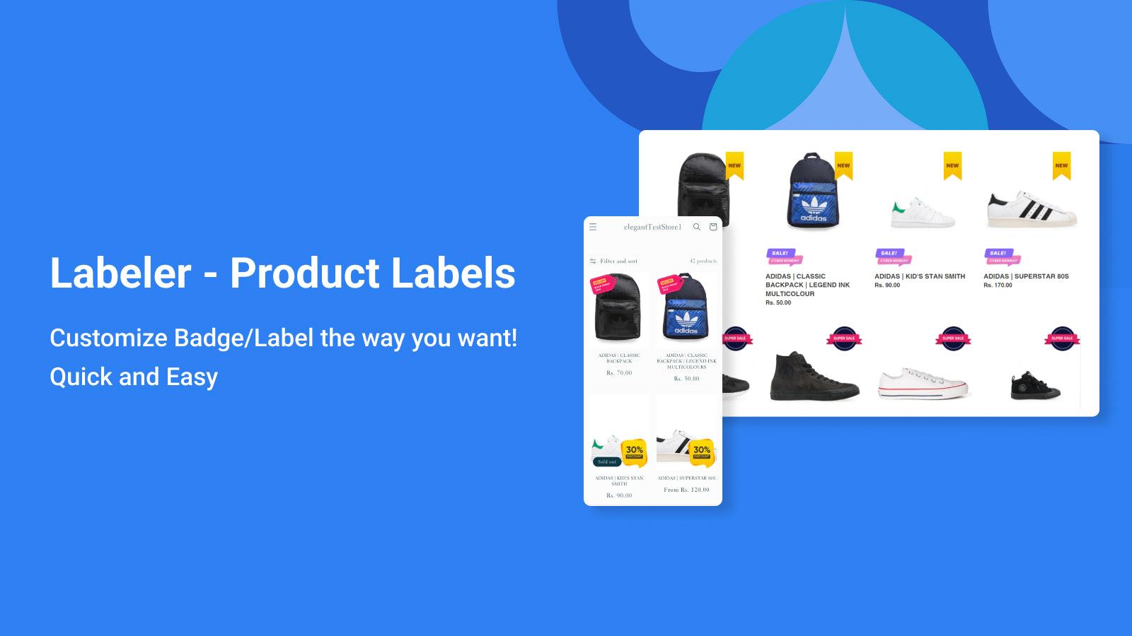 Labeler: Product Labels Badges screenshot 1