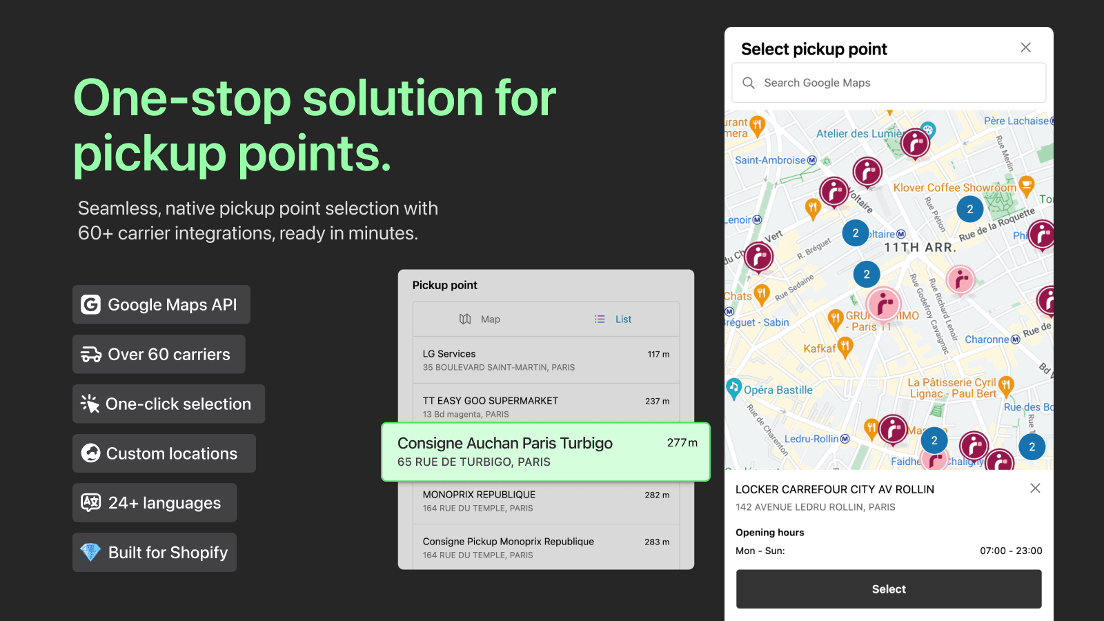 Atlas Pickup Points screenshot 1