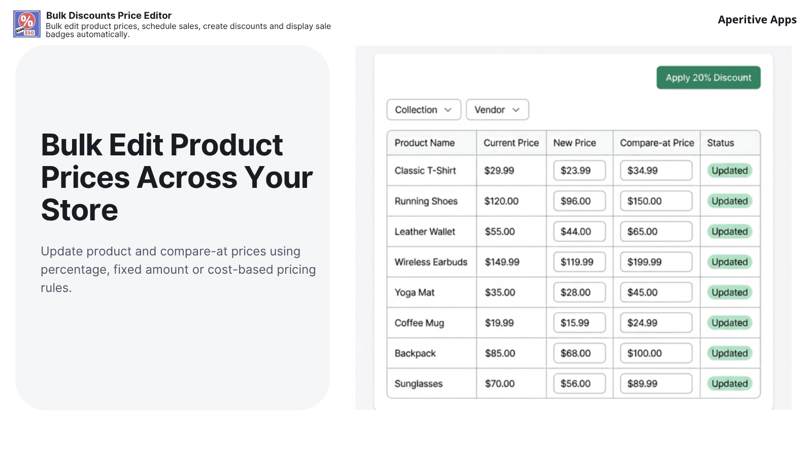 Bulk Discounts Price Editor screenshot 1