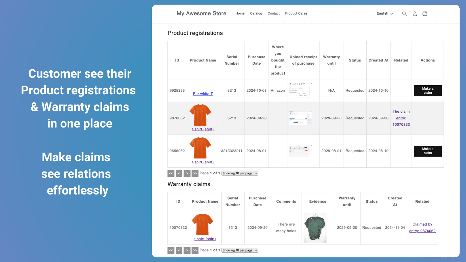 My Product Registration screenshot 2
