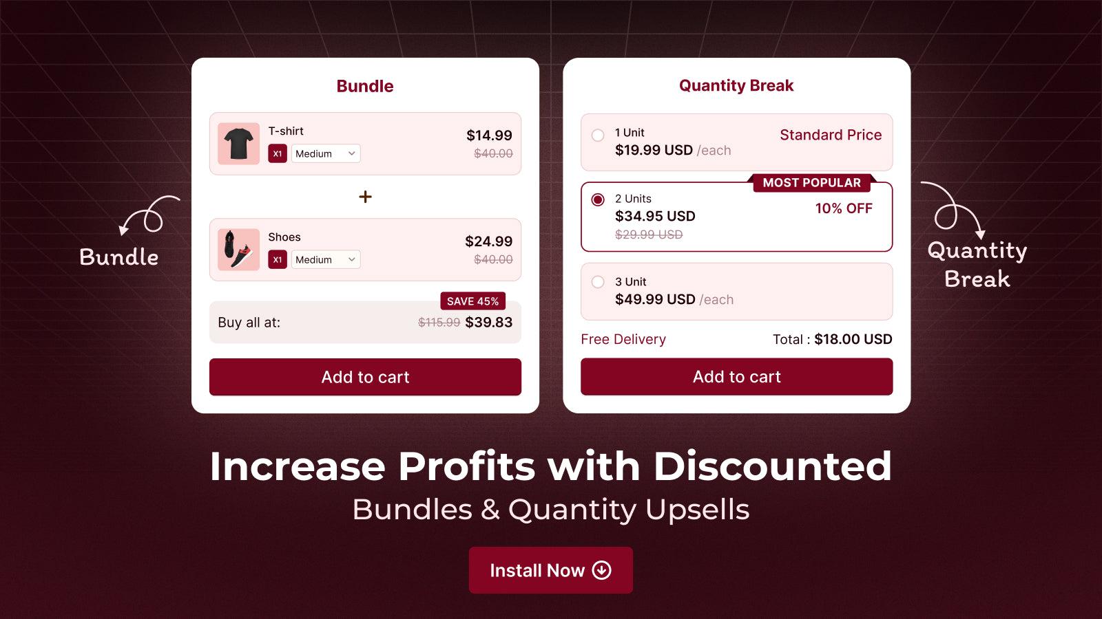 Pumper Bundles Quantity Breaks screenshot 1