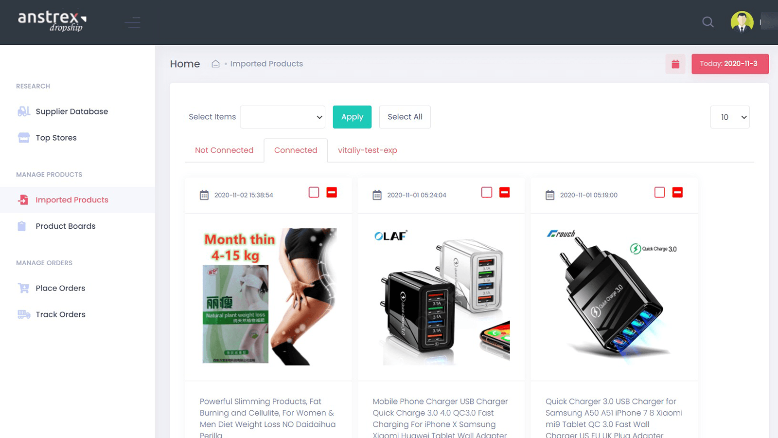 Anstrex Dropshipping screenshot 1