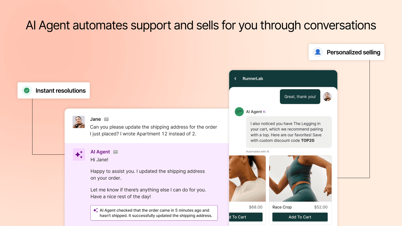 Gorgias: AI, Helpdesk & Chat screenshot 1