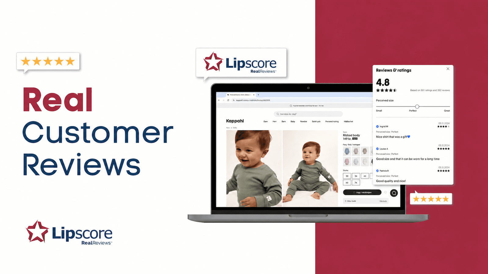 Lipscore Product Reviews screenshot 1
