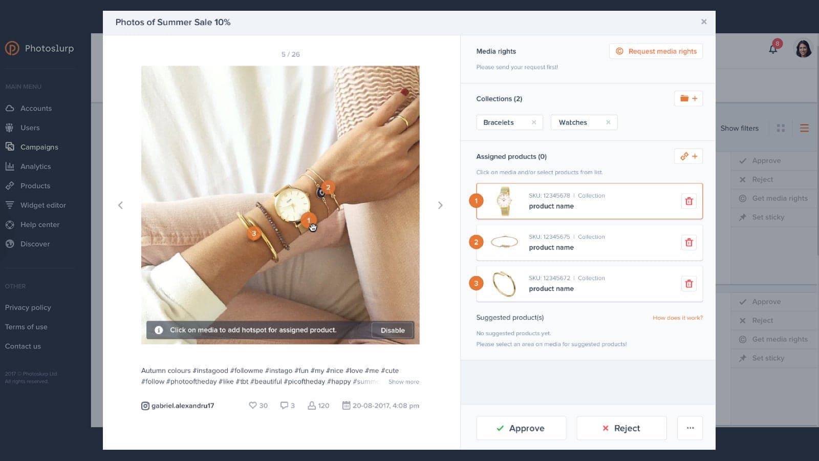 Photoslurp UGC Platform screenshot 1