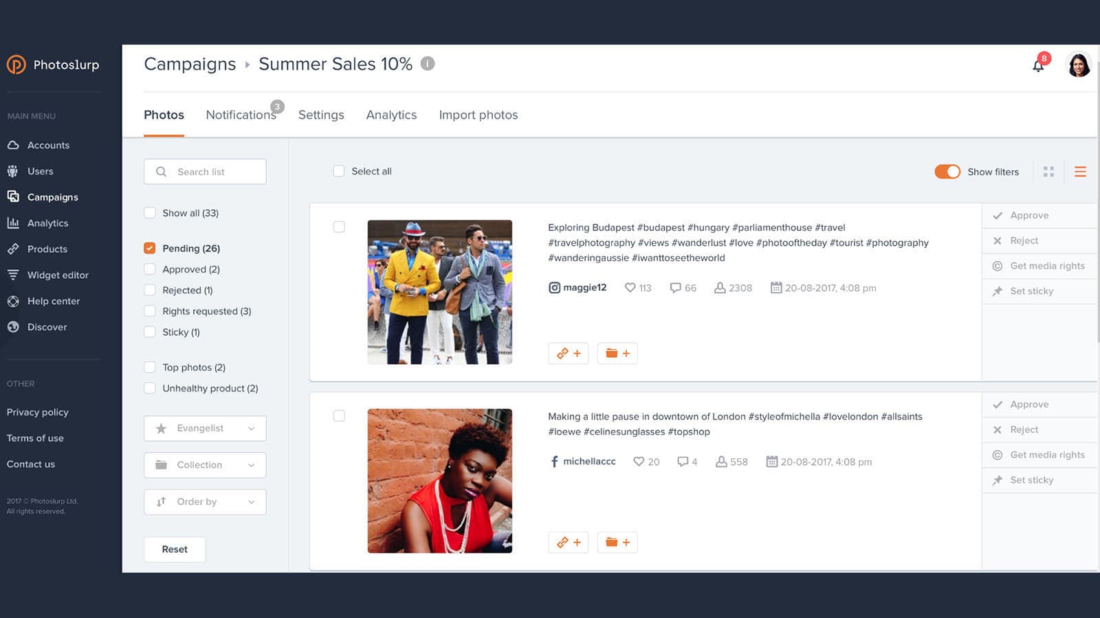 Photoslurp UGC Platform screenshot 2