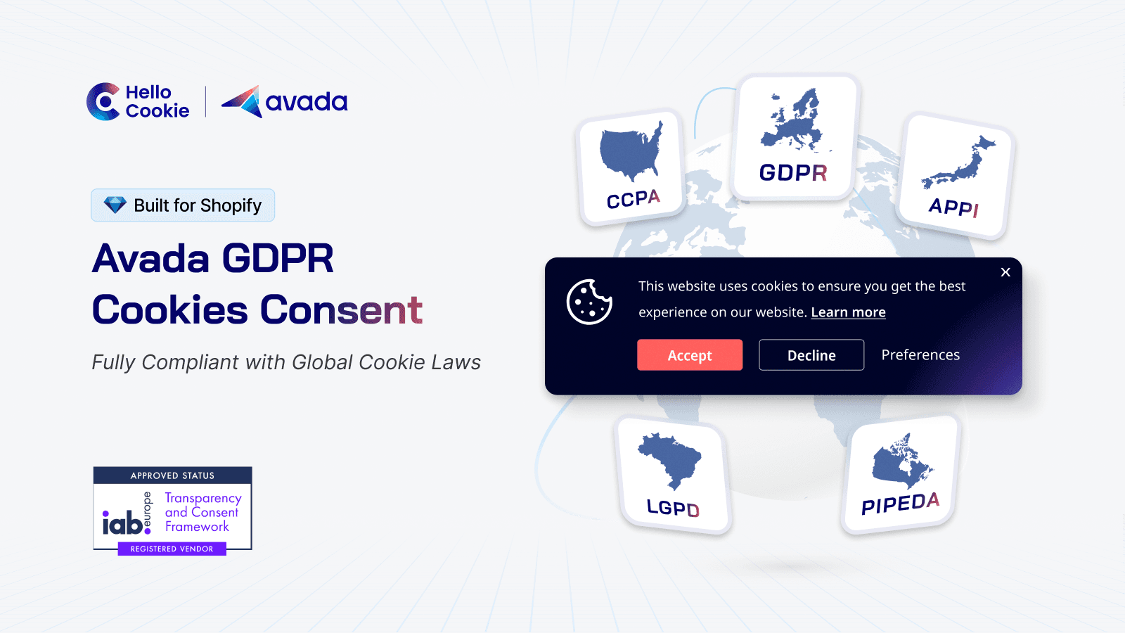 Avada GDPR Cookies Consent screenshot 1