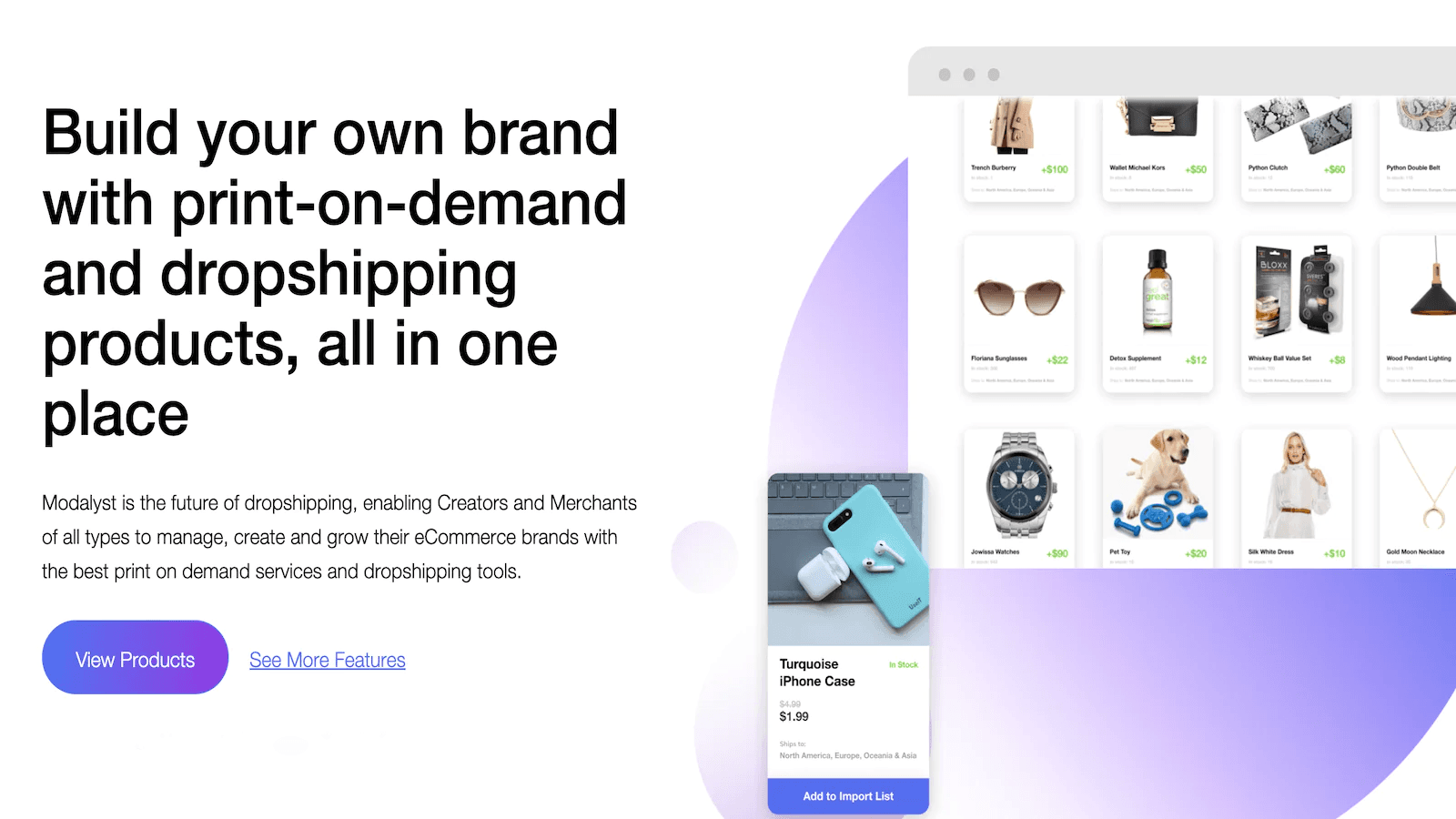 Modalyst for Suppliers screenshot 1