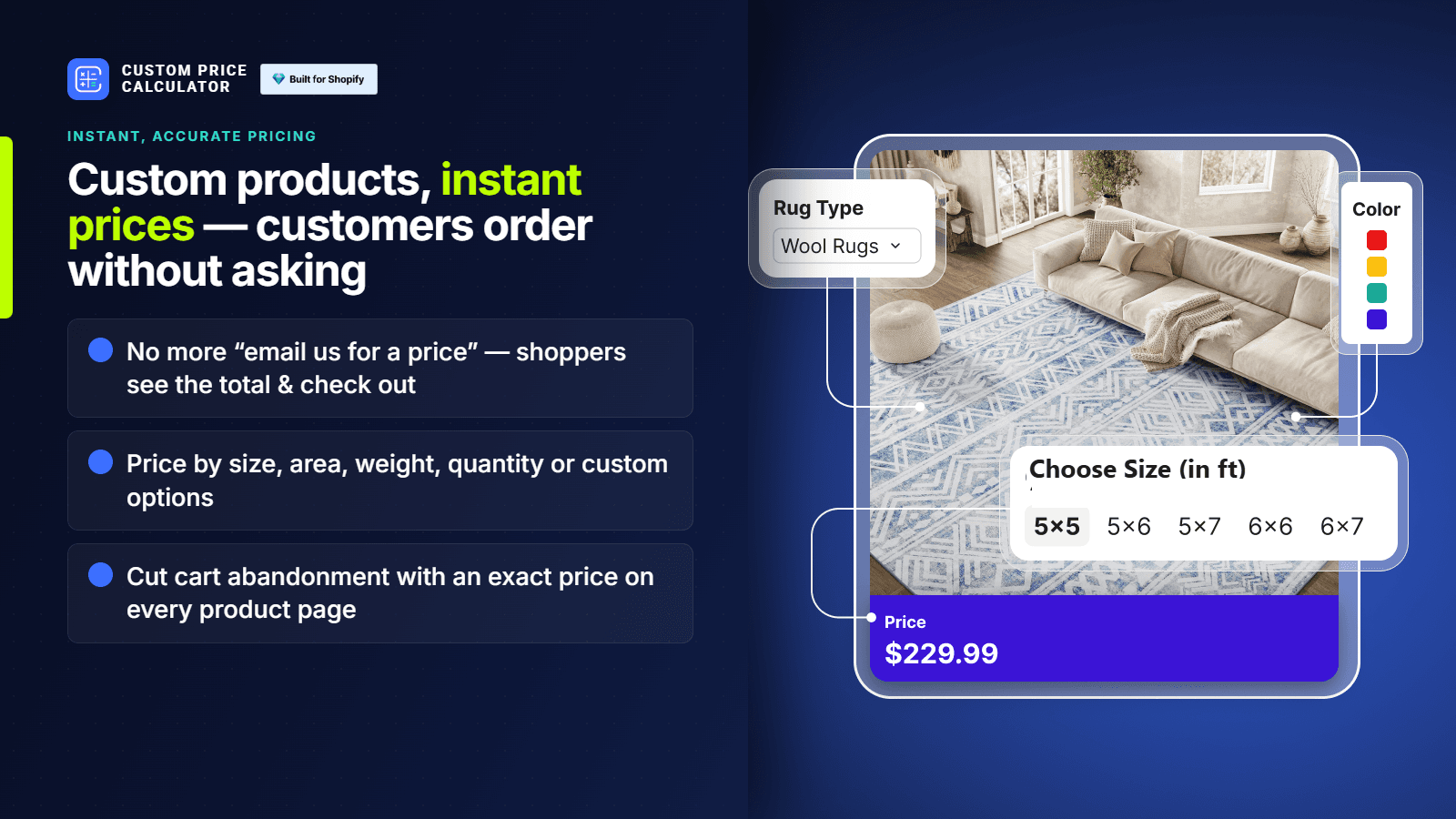 Apippa‑Custom Price Calculator screenshot 1