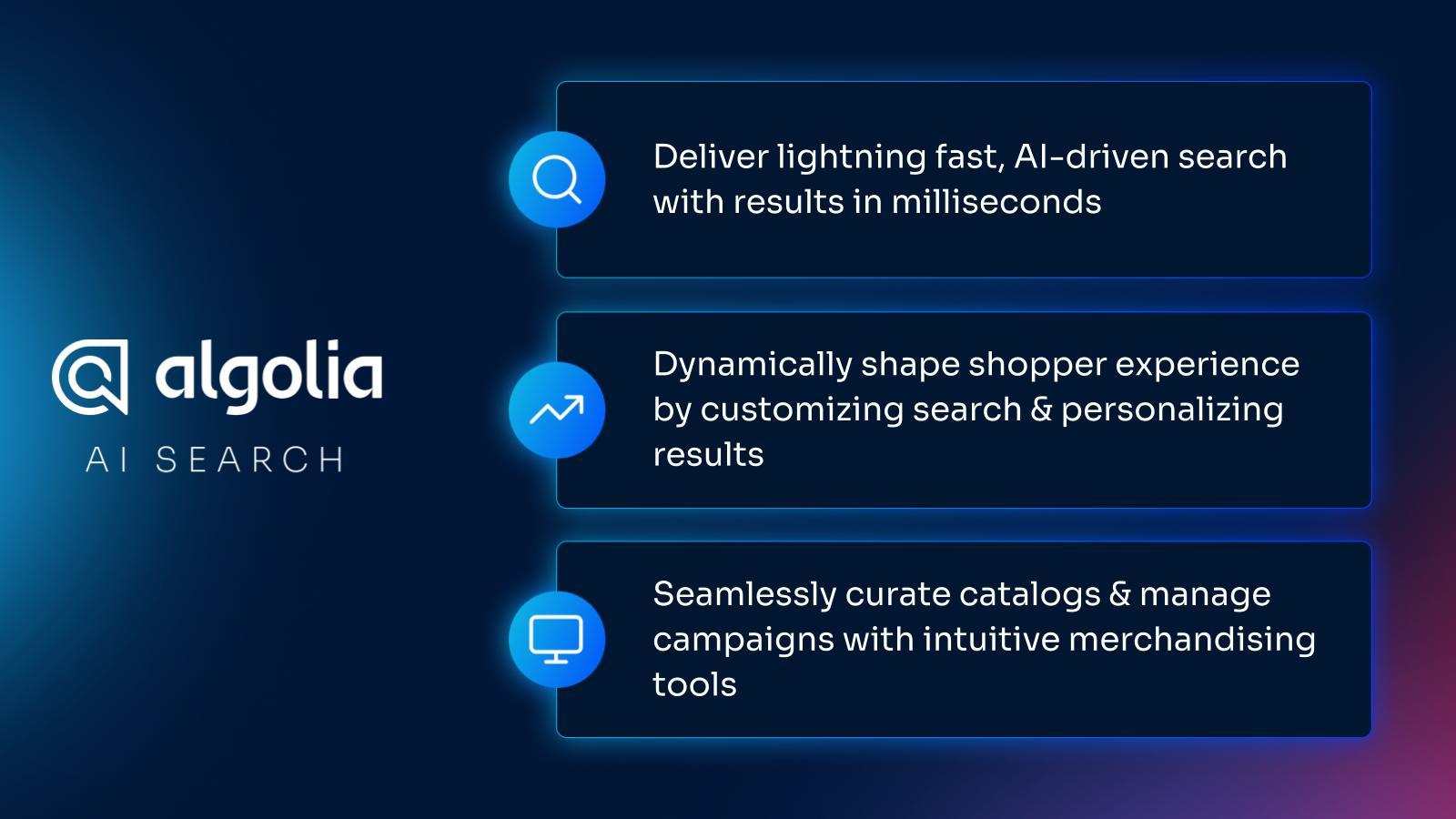 Algolia AI Search & Discovery screenshot 1