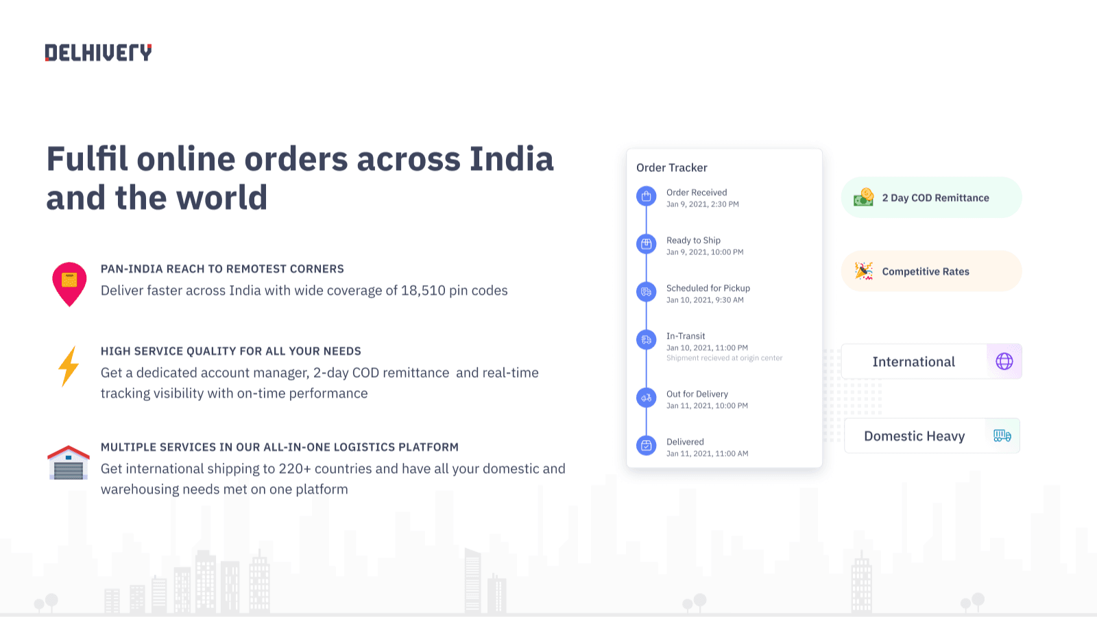 Delhivery ‑ Logistics Platform screenshot 1