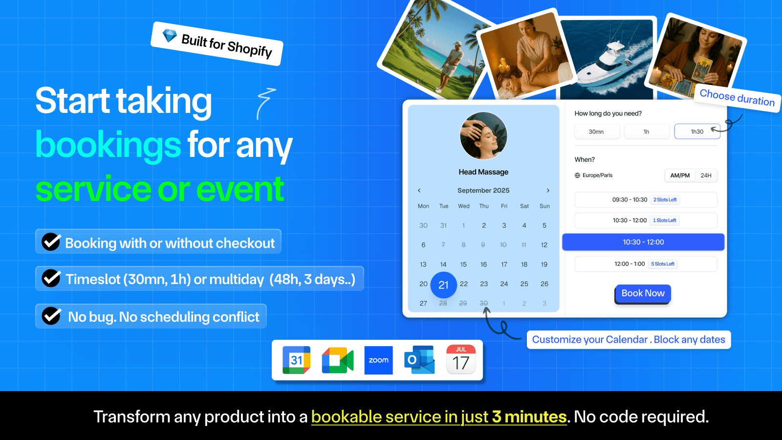 Appointment Booking Cowlendar screenshot 1