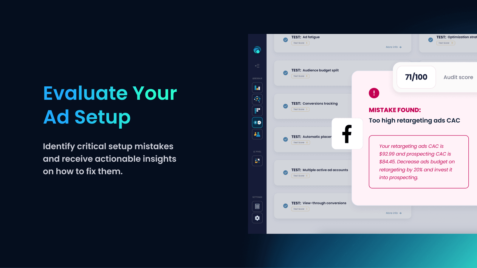 Lebesgue: AI Marketing & LTV screenshot 2