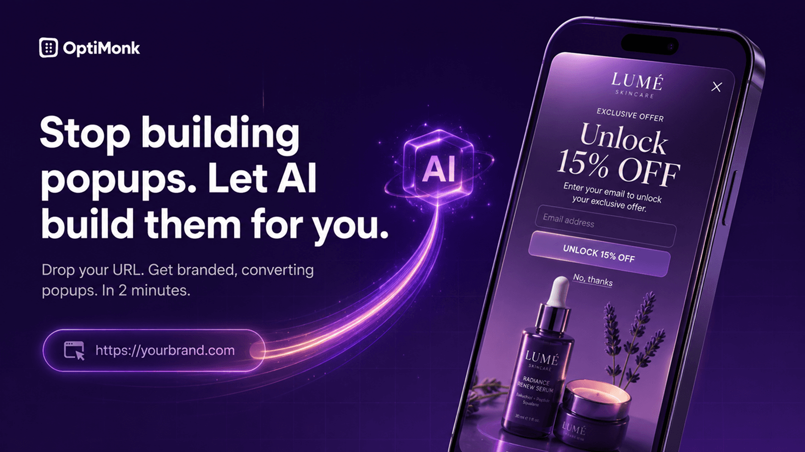 OptiMonk: AI Popup Builder screenshot 1