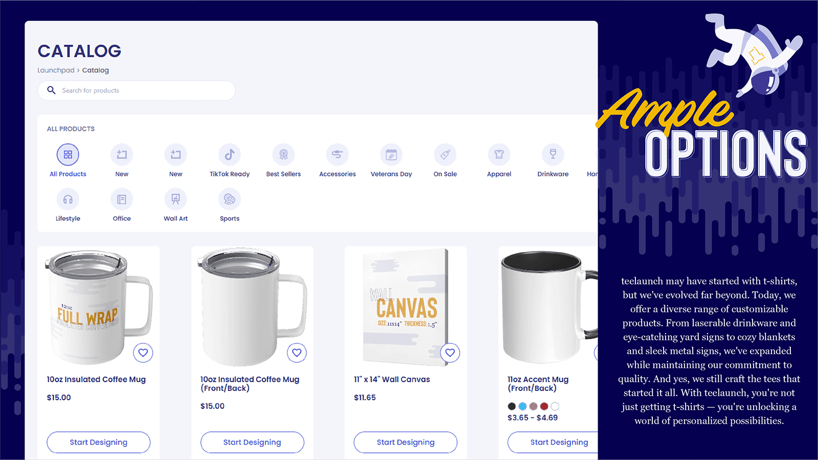 teelaunch: Print on Demand screenshot 1
