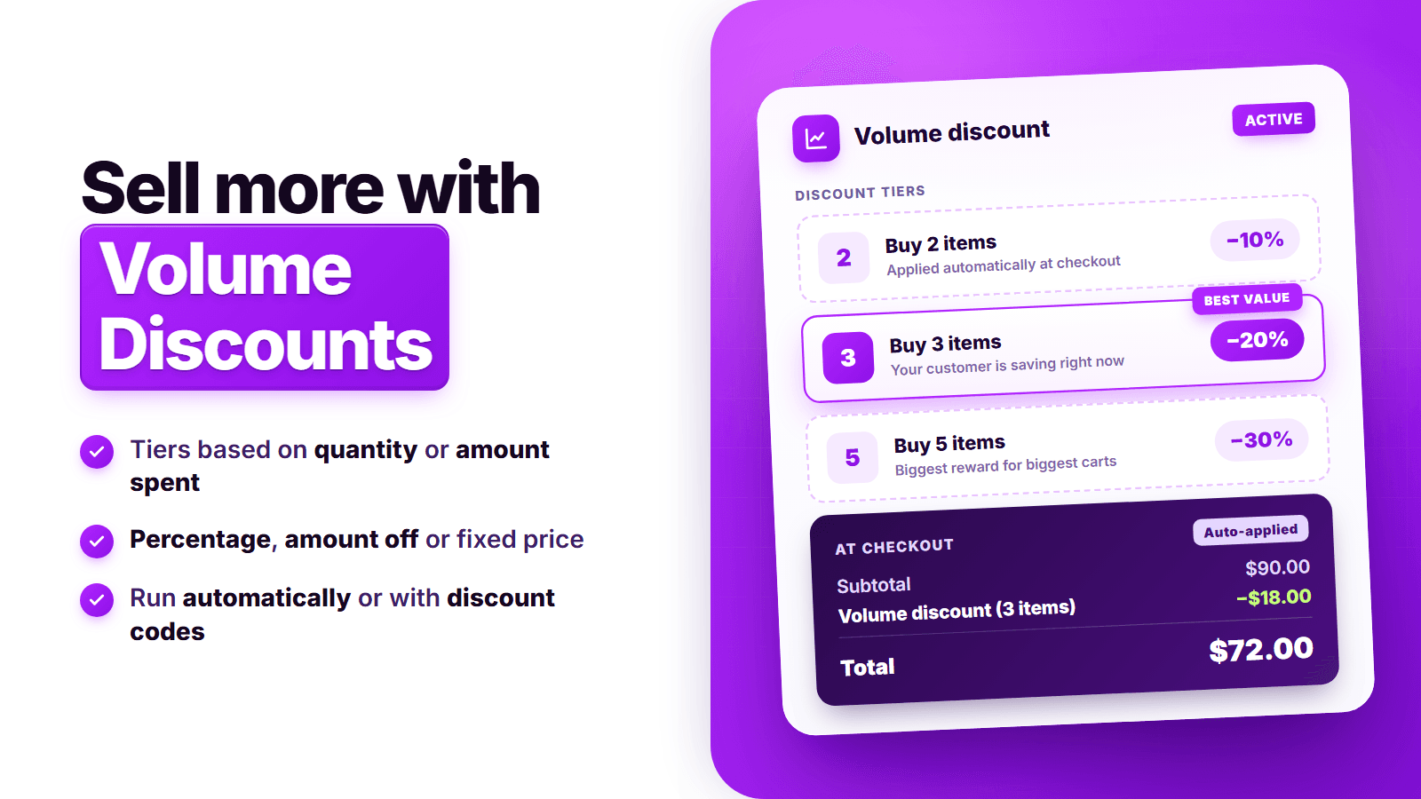SMART Bundles Volume Discounts screenshot 2