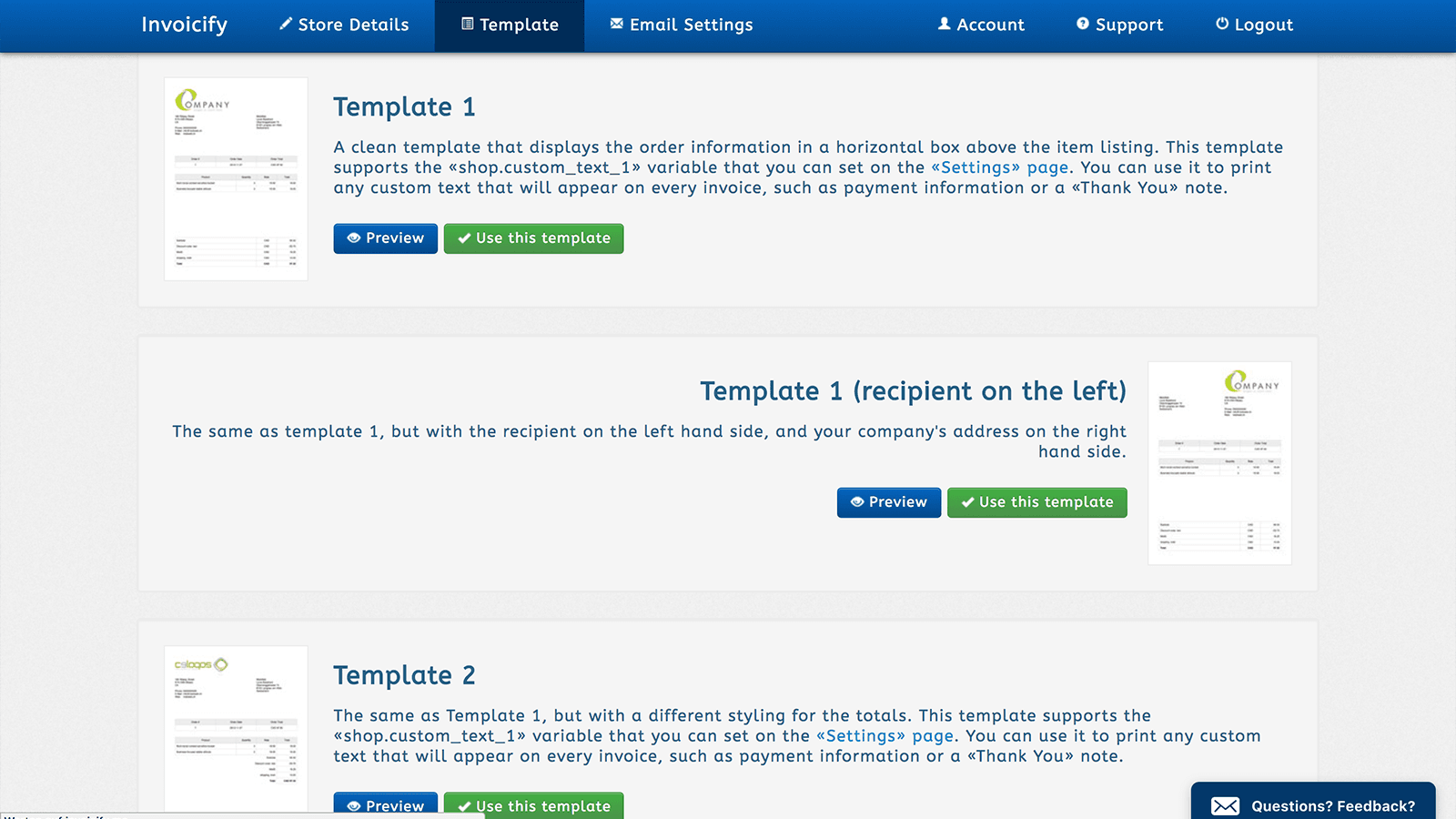 Invoicify ‑ Automatic Invoices screenshot 2