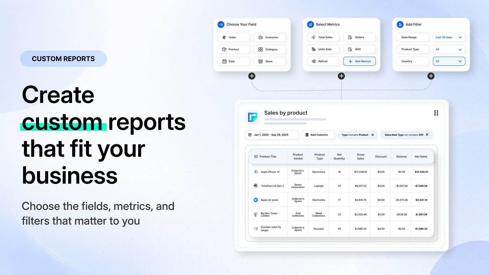 Report Pundit: Custom Reports screenshot 1