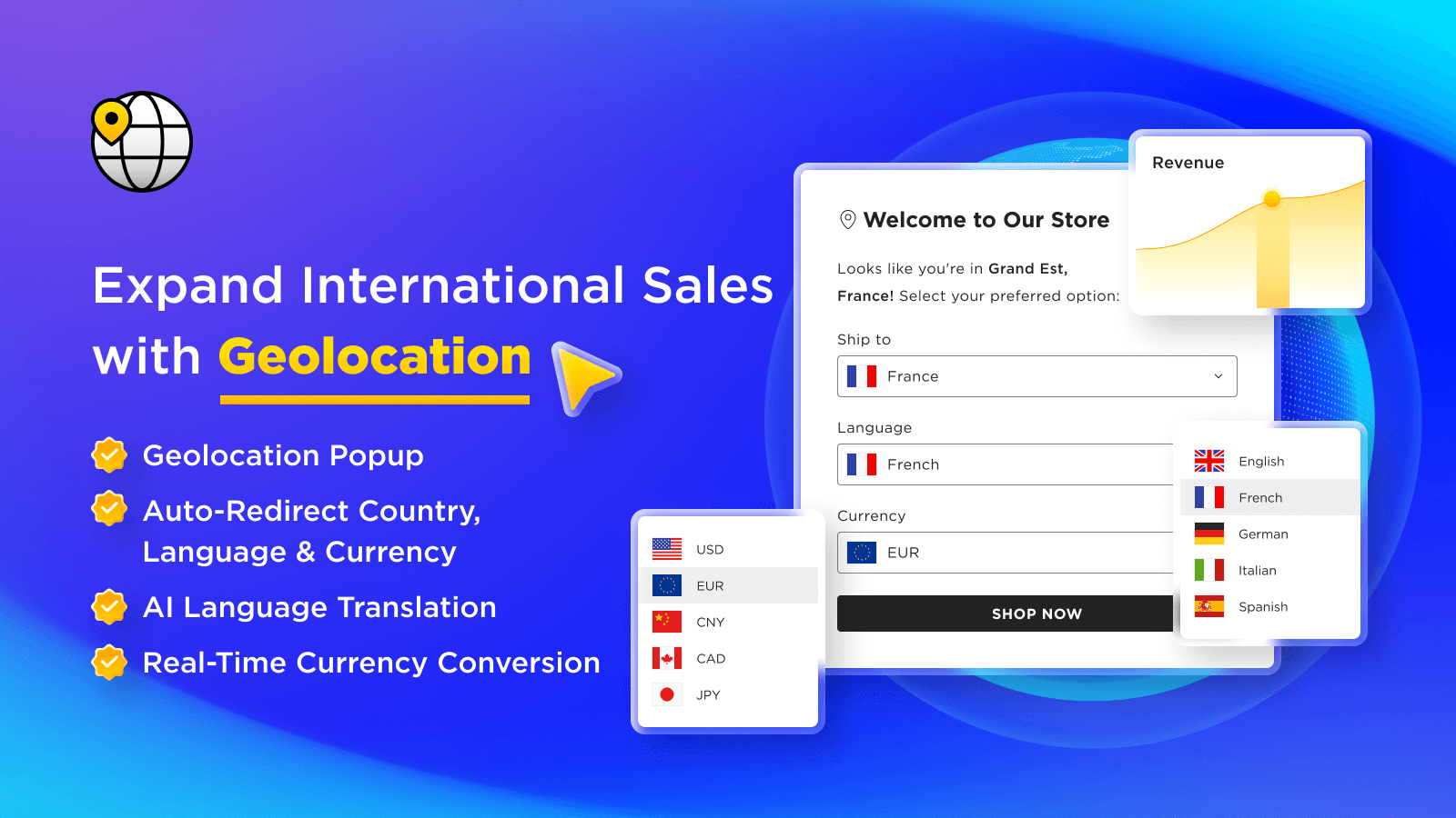 GLC Geolocation & GEO Currency screenshot 1